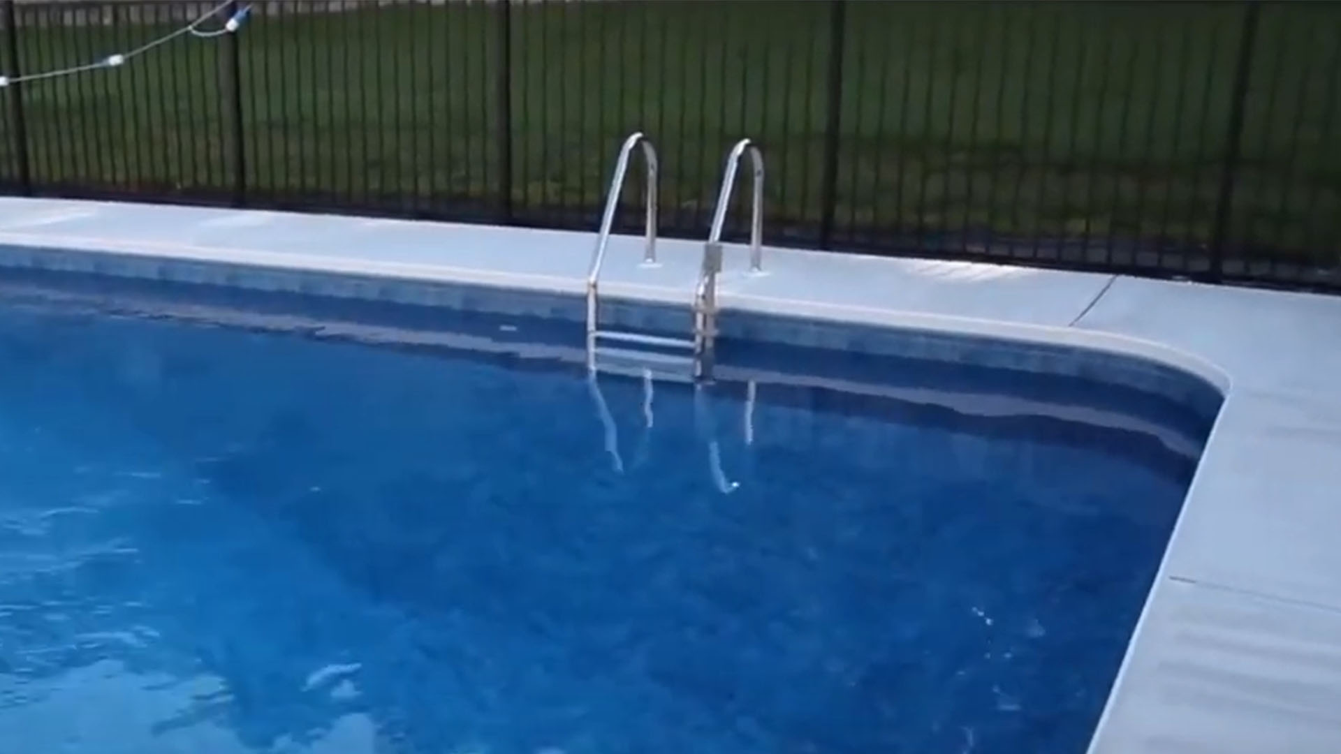 Escada de degraus dobráveis ​​para piscina fácil de instalar